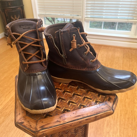 Women's Sperry All-Seaons Duck Boots Size 9 - Picture 3 of 11